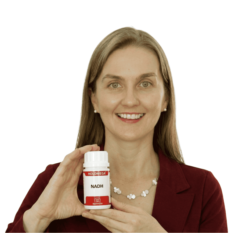 Dra. Alicia Marín con producto